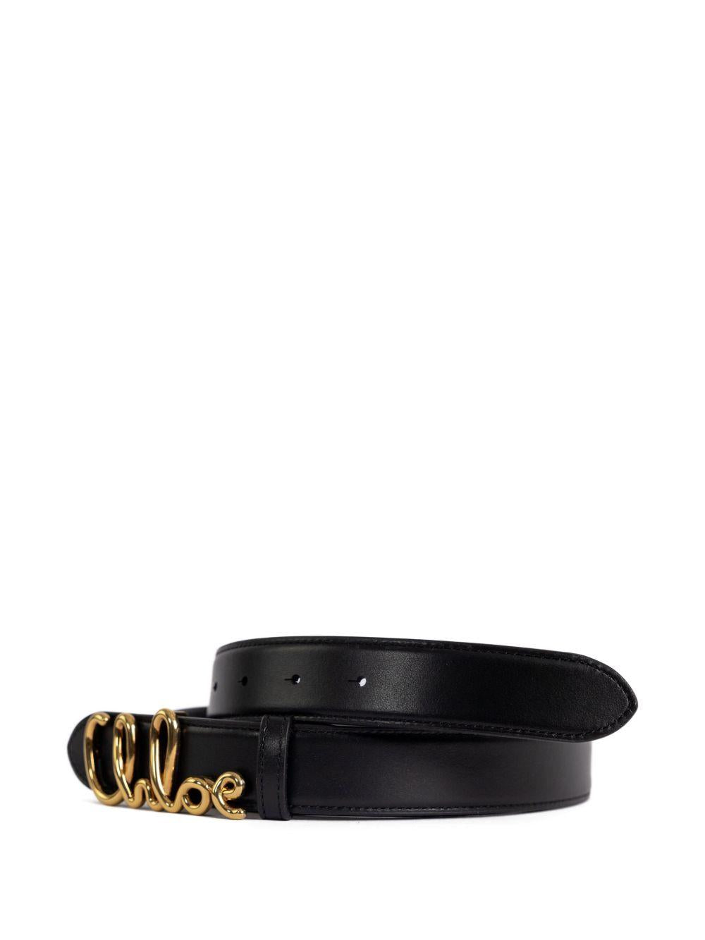 Iconic leather belt CH26SBB15PR4 001 CHLOÉ