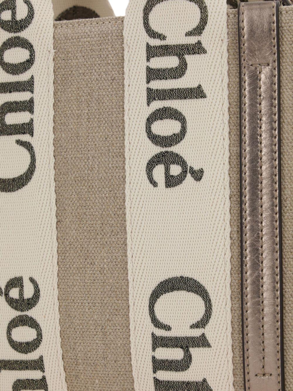 Small Woody tote bag<BR/><BR/><BR/> CHC25SS397O81 074 CHLOÉ