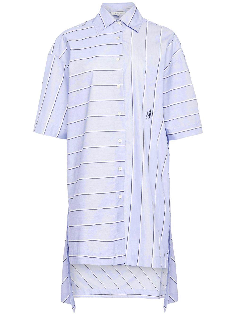 High-low hem shirt dress<BR/><BR/><BR/> DR0475 PG1142803 JW ANDERSON