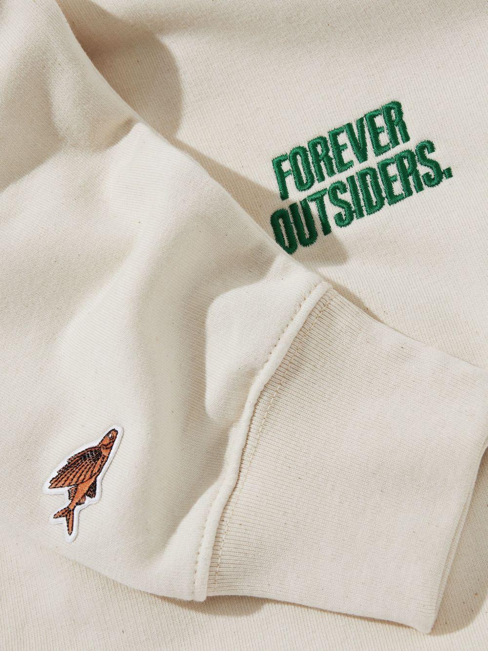 Cotton Sweatshirt MARLENE CHALK CAFÉ DU CYCLISTE