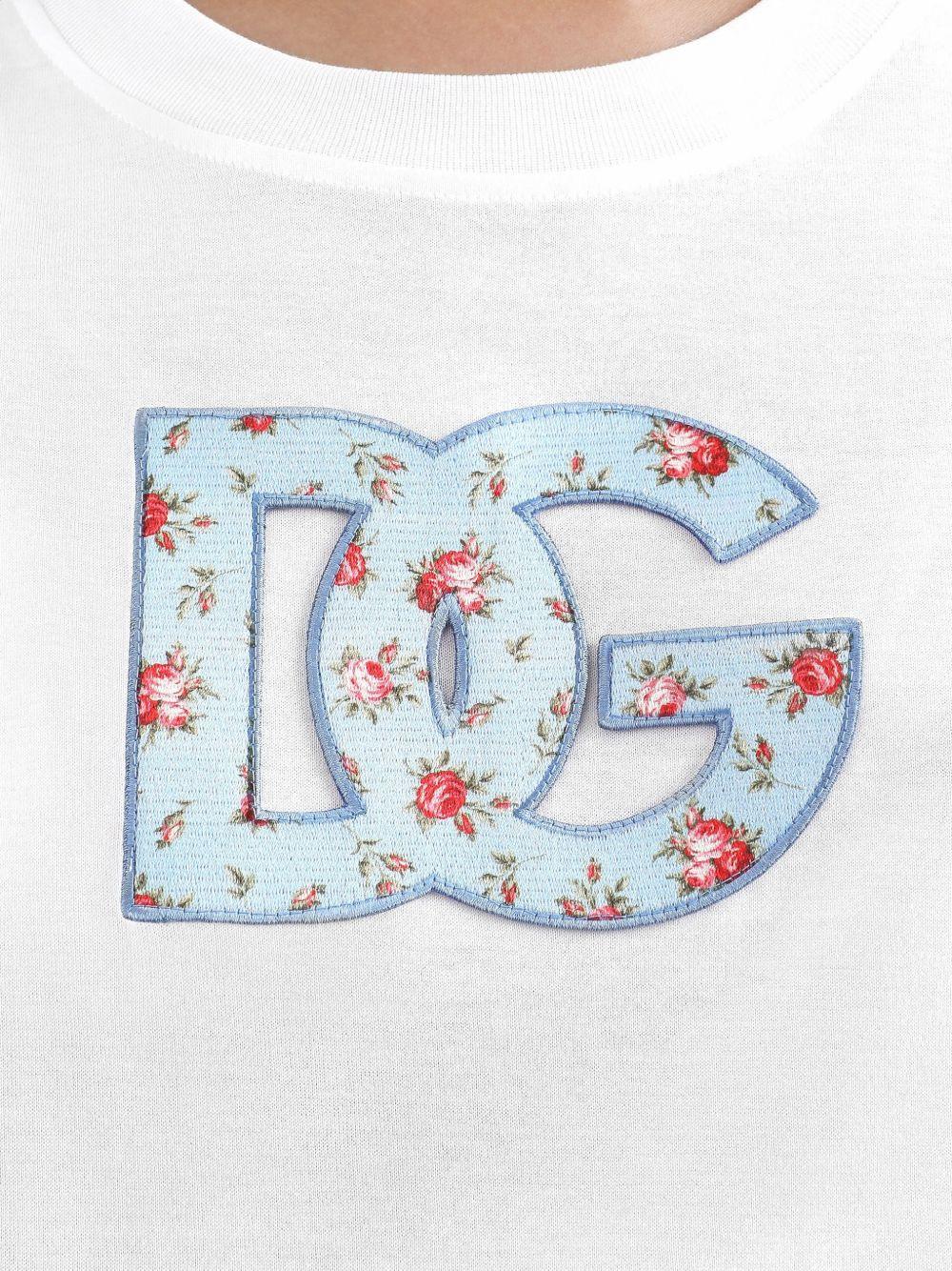 Jersey T-shirt with DG print patch F8V42Z GDDLXW0800 DOLCE & GABBANA