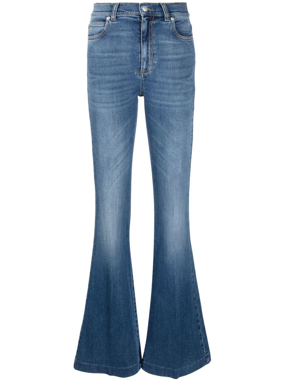 Logo-patch denim jeans<BR/> 708762 QMABQ4118 ALEXANDER MCQUEEN