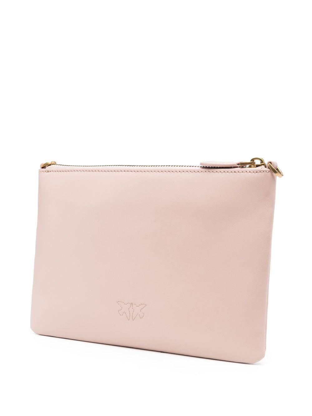 Pink logo-plaque crossbody bag 100455 A0F1O81Q PINKO