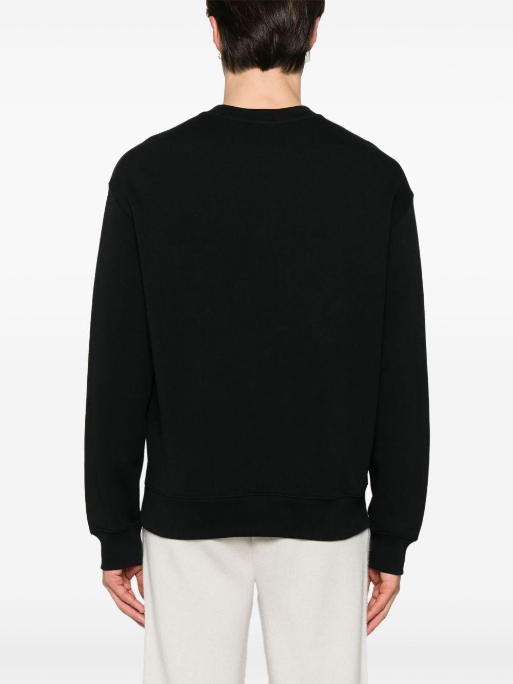 Speedy Fox-appliqué sweatshirt<BR/><BR/> MM00313KM0321 P199 MAISON KITSUNÉ