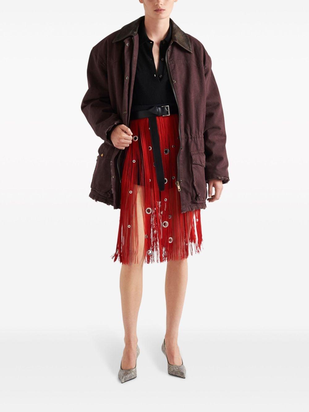 Cashmere polo t-shirt P24F2E 14XDF0002 PRADA