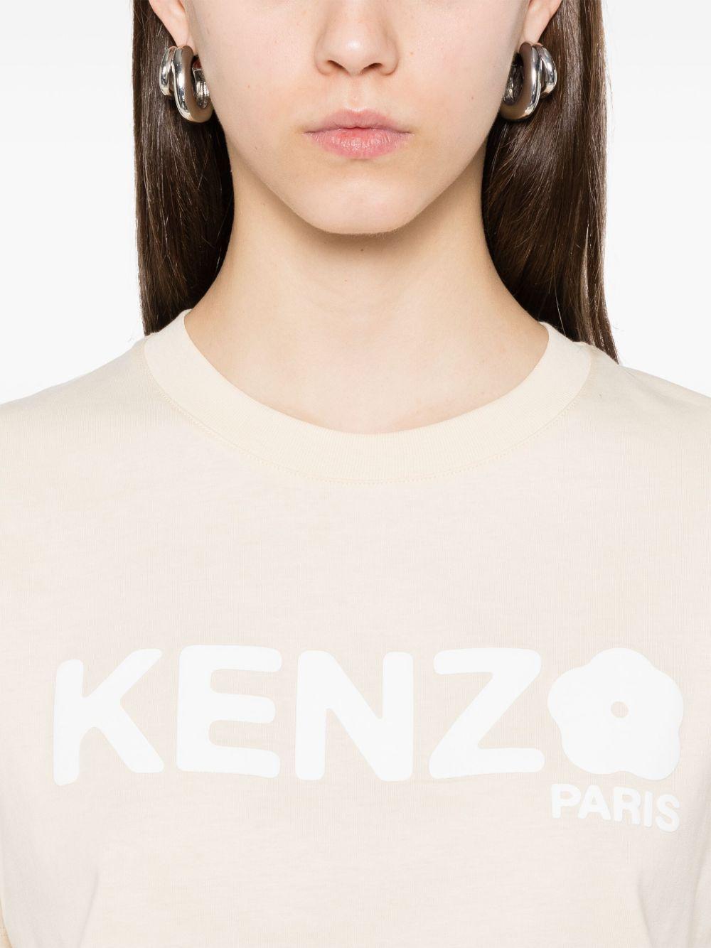 Gots Boke Flower T-shirt<BR/><BR/><BR/><BR/><BR/><BR/> FF52TS1574SO 04 KENZO