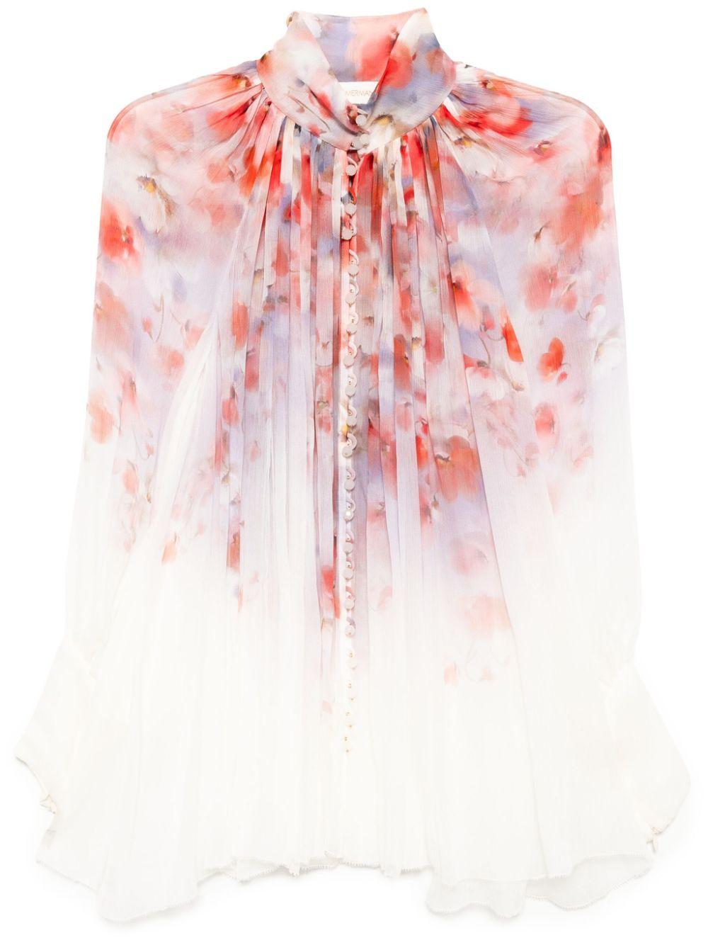 Crush smock blouse<BR/><BR/><BR/> 5768TR251 SCAFLO ZIMMERMANN