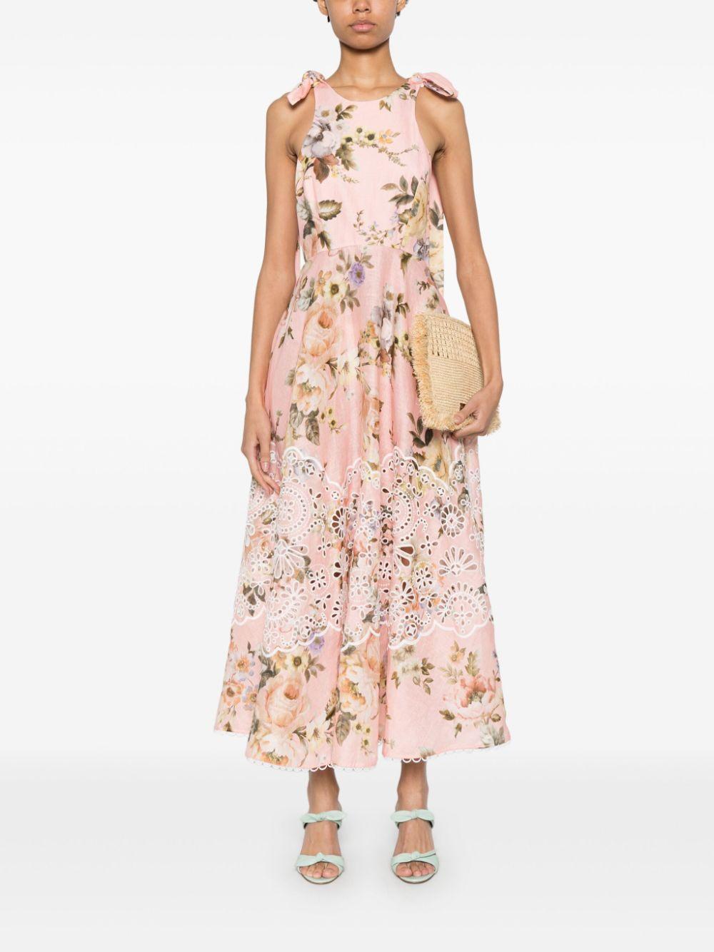 Acacia Broderie midi dress<BR/><BR/><BR/> 1736DRS252 PIF ZIMMERMANN