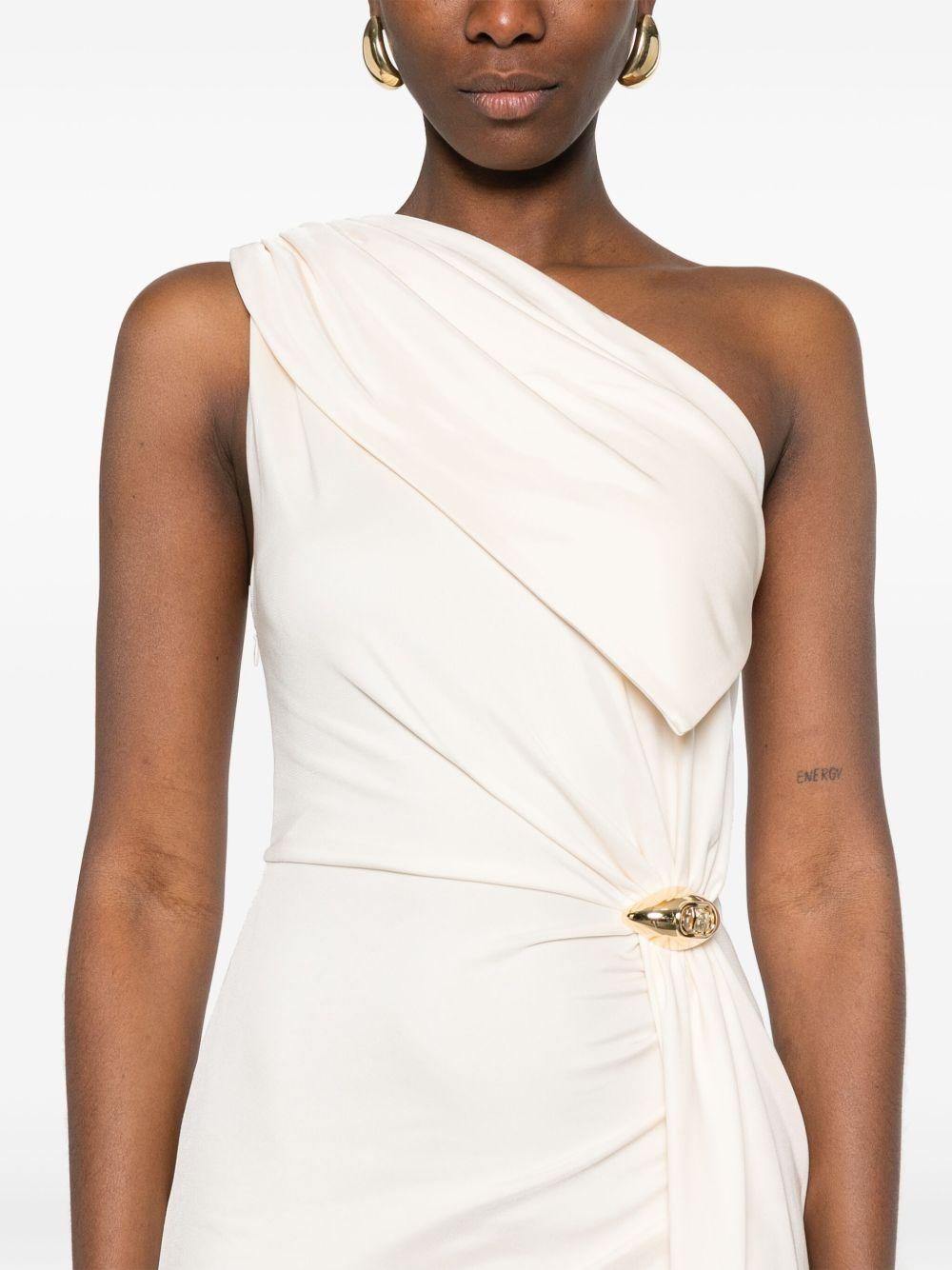 Red Carpet jersey asymmetric dress ABR0551E2 193 ELISABETTA FRANCHI