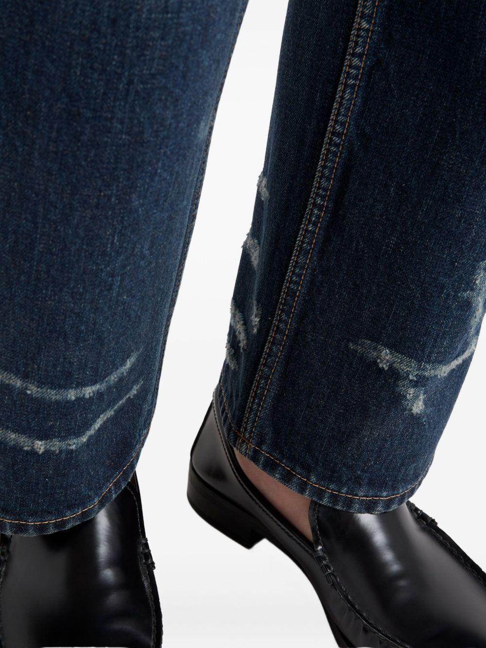 Five-pocket washed denim jeans GFP5361631 S-OOOF0008 PRADA