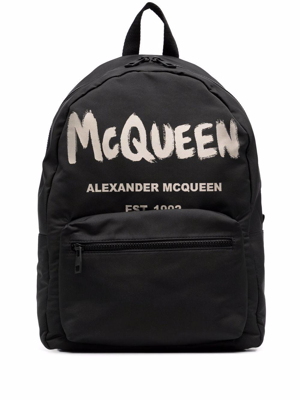 Graffiti Metropolitan printed backpack 646457 1AABW1073 ALEXANDER MCQUEEN