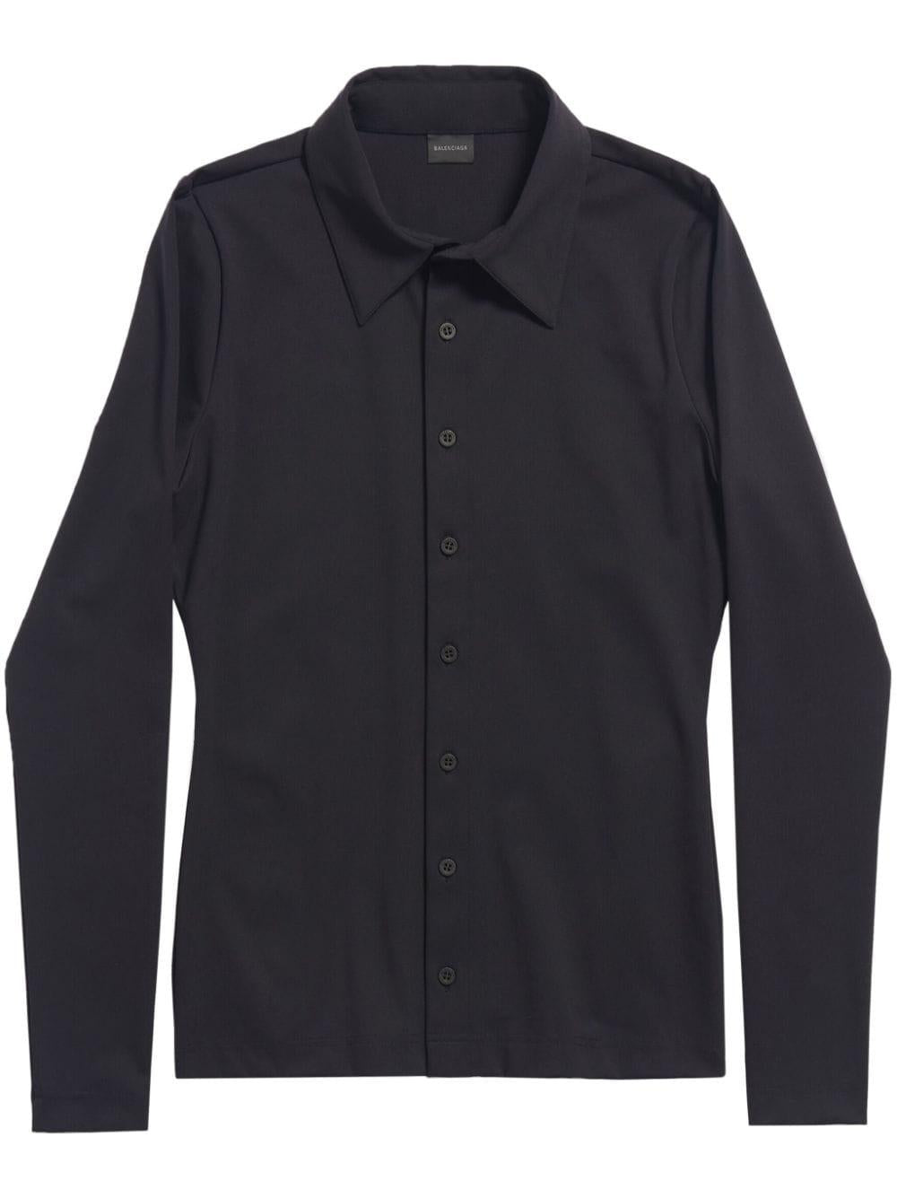 Stretch-jersey shirt<BR/><BR/><BR/> 790943 TQK221000 BALENCIAGA