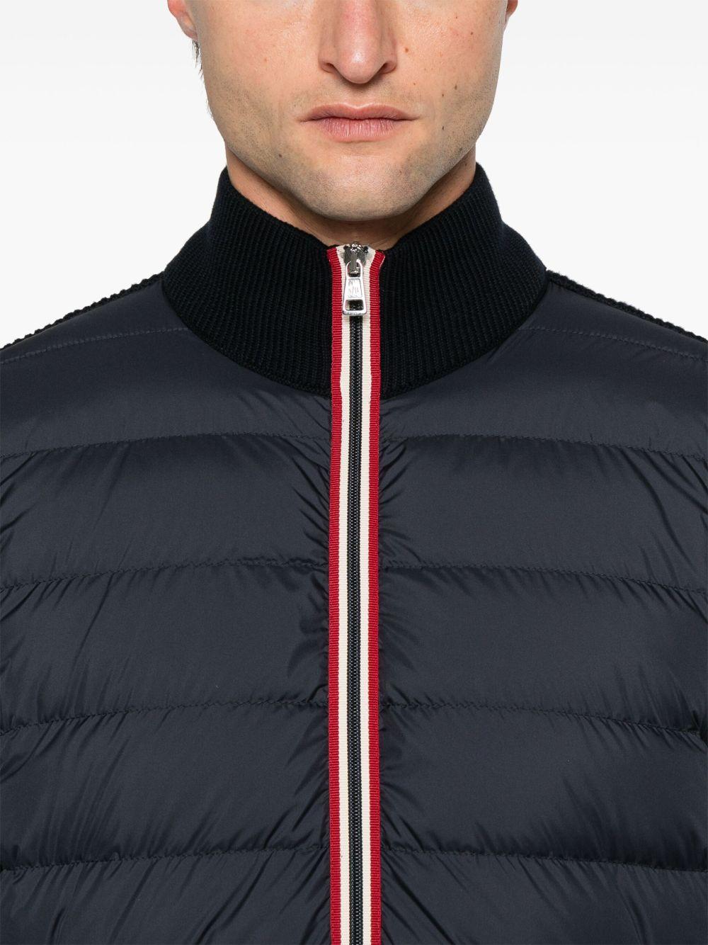 Padded cotton zip-up cardigan K10919B00006 M1367779 MONCLER