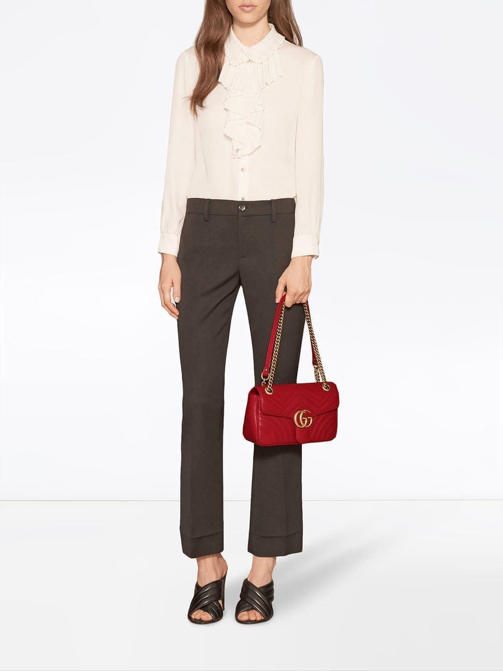 GG Marmont chain shoulder bag 443497 DTDIT6433 GUCCI