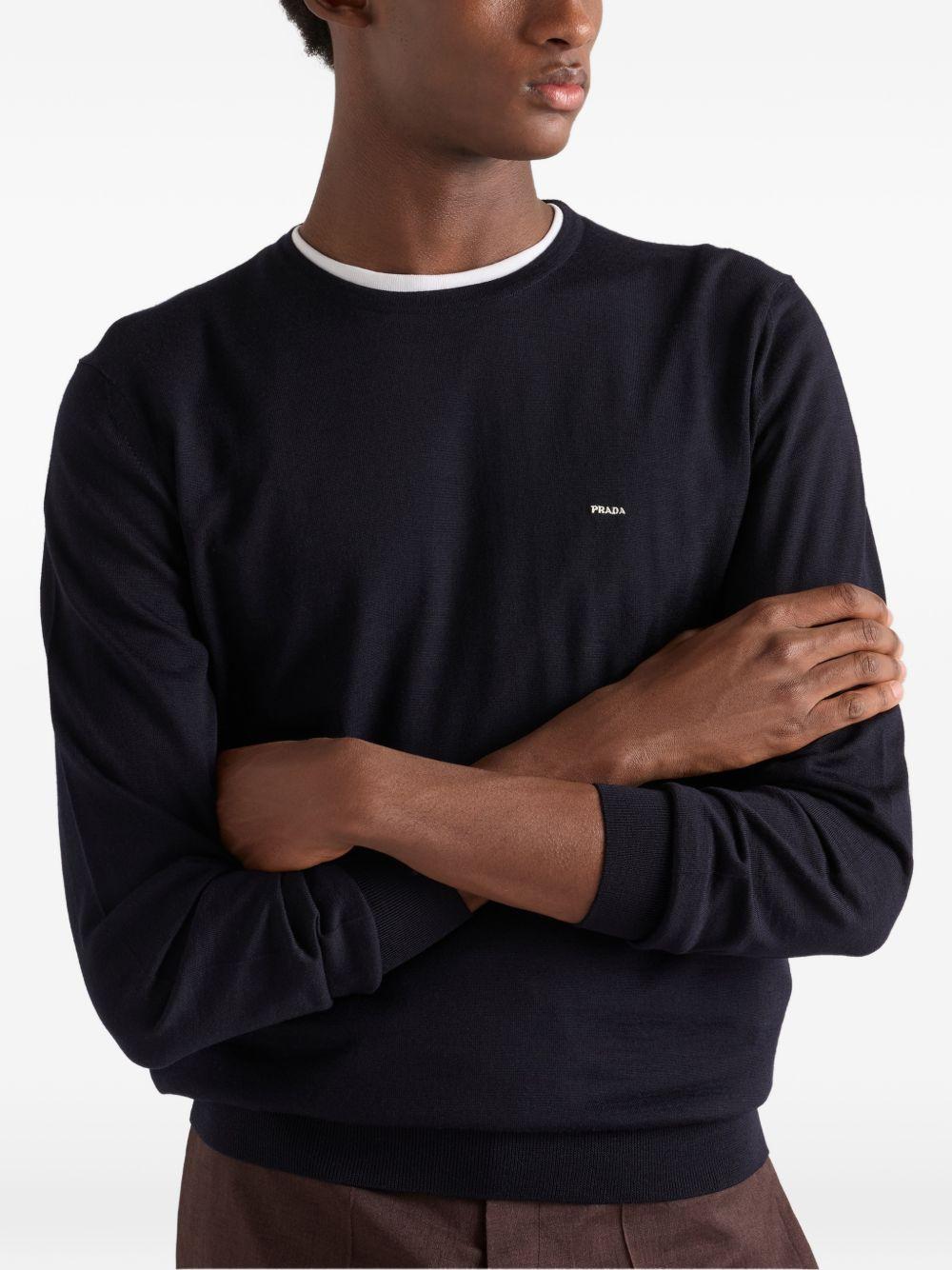Superfine wool crew-neck sweater UMF14618DY S-OOOF0008 PRADA