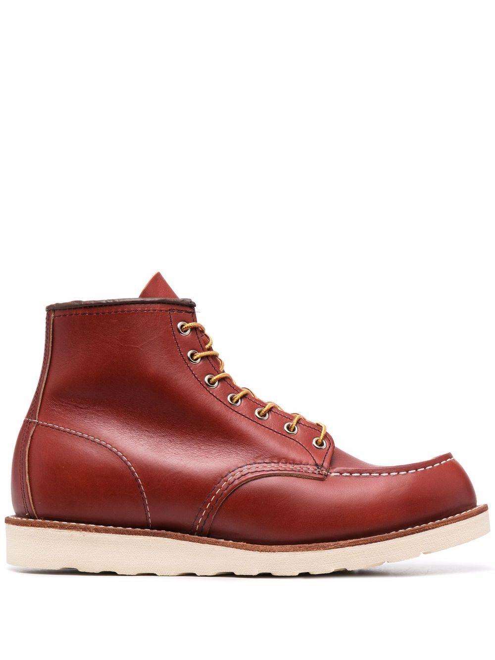 Lace-up leather boots 08875 RED WING