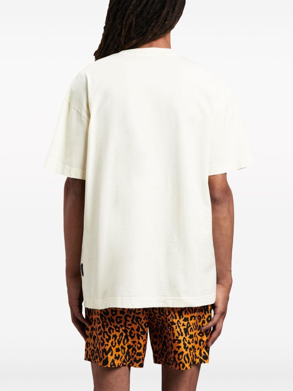 Palm motif T-shirt PMAA072S24JER001 0310 PALM ANGELS