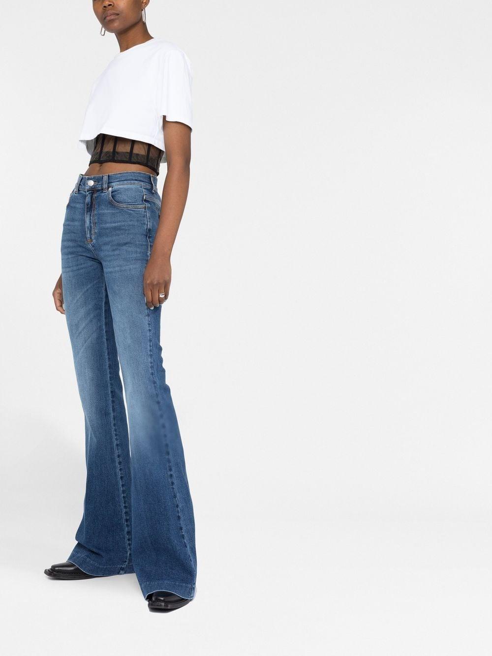 Logo-patch denim jeans<BR/> 708762 QMABQ4118 ALEXANDER MCQUEEN