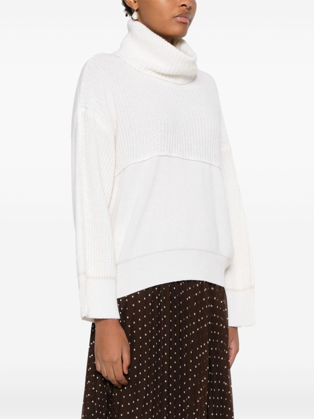 Logo-embroidered sweater<BR/><BR/> 104056 A1A7Z06 PINKO