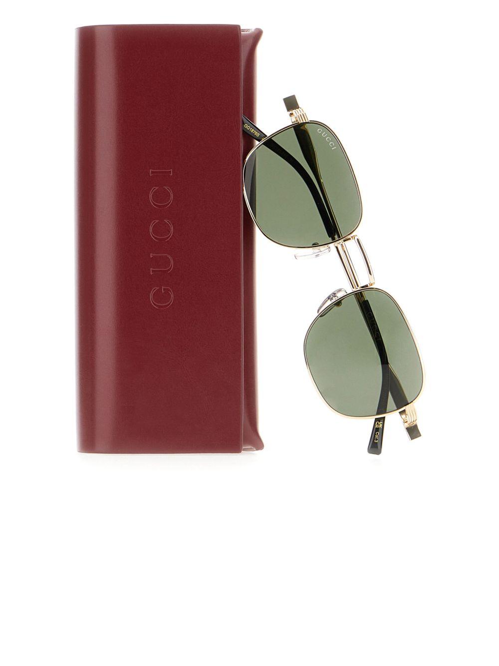 Square-frame sunglasses<BR/><BR/> 819679 I33308012 GUCCI