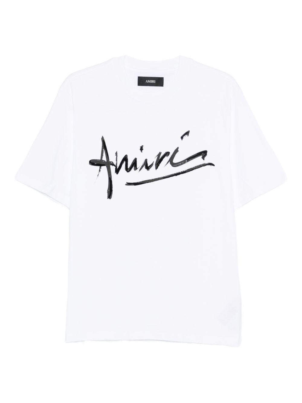 Logo T-shirt AMTOJR1020 100 AMIRI