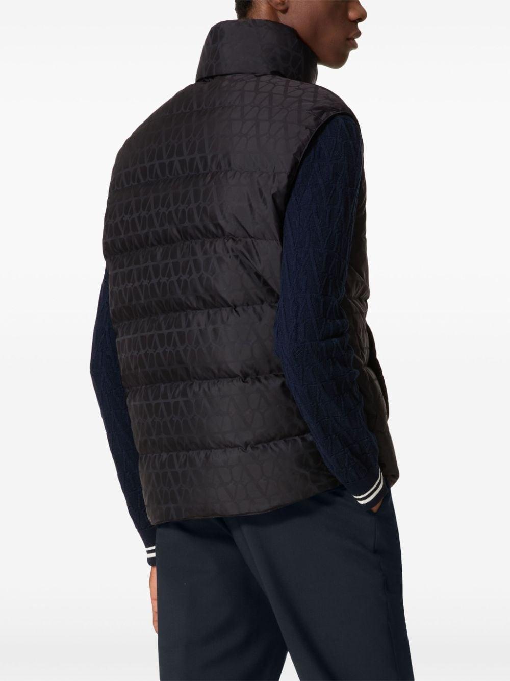 Toile Iconographe padded gilet<BR/><BR/><BR/> 5V3CQA359VF YE6 VALENTINO GARAVANI