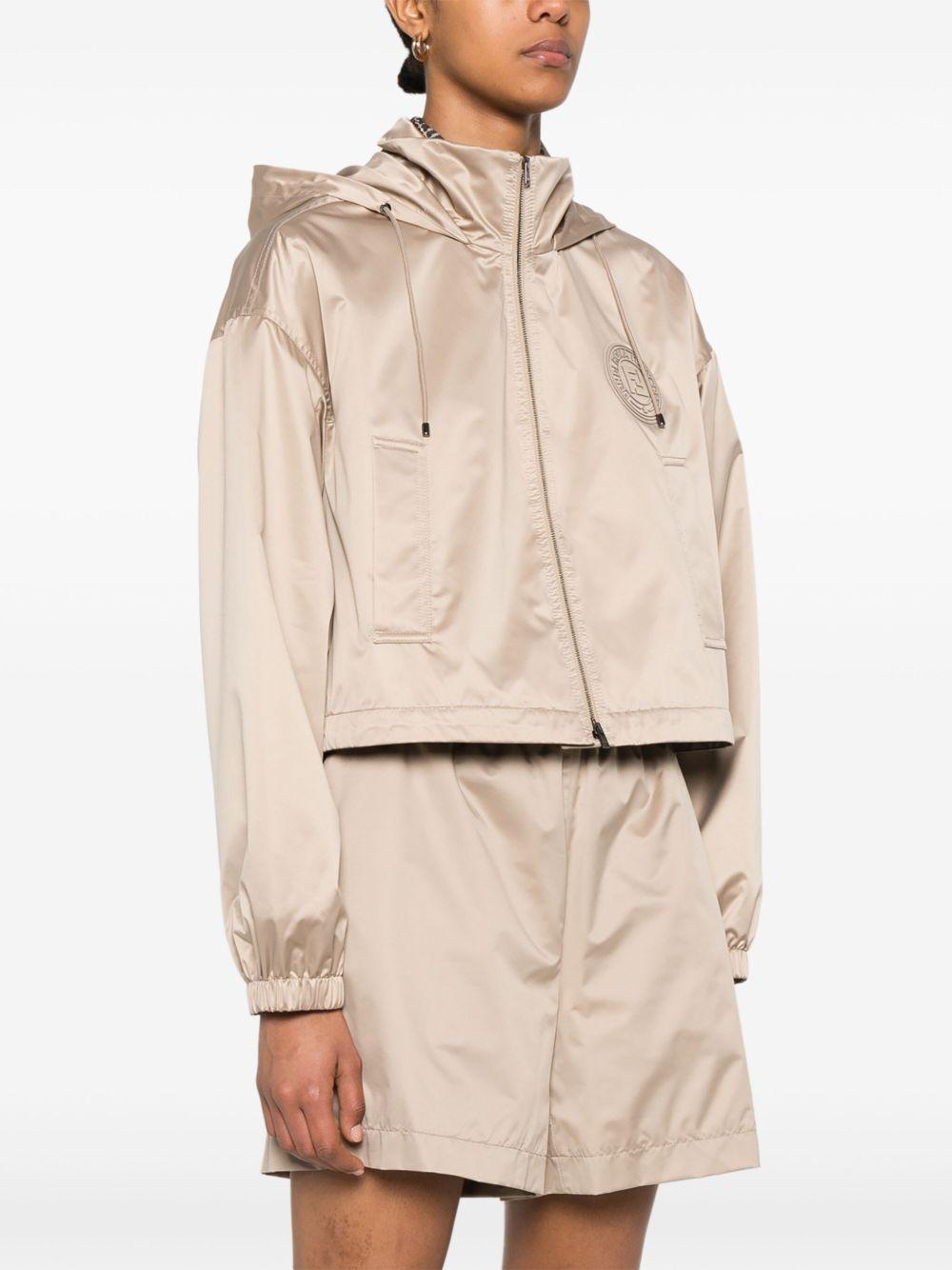 Logo-patch jacket<BR/><BR/> FAN198 AT8HF1RX9 FENDI