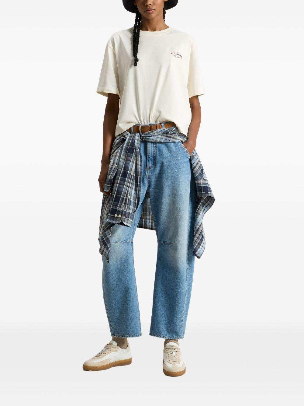 Cotton t-shirt<BR/><BR/><BR/> CFWWTE0101FRUT3855 8887 WOOLRICH