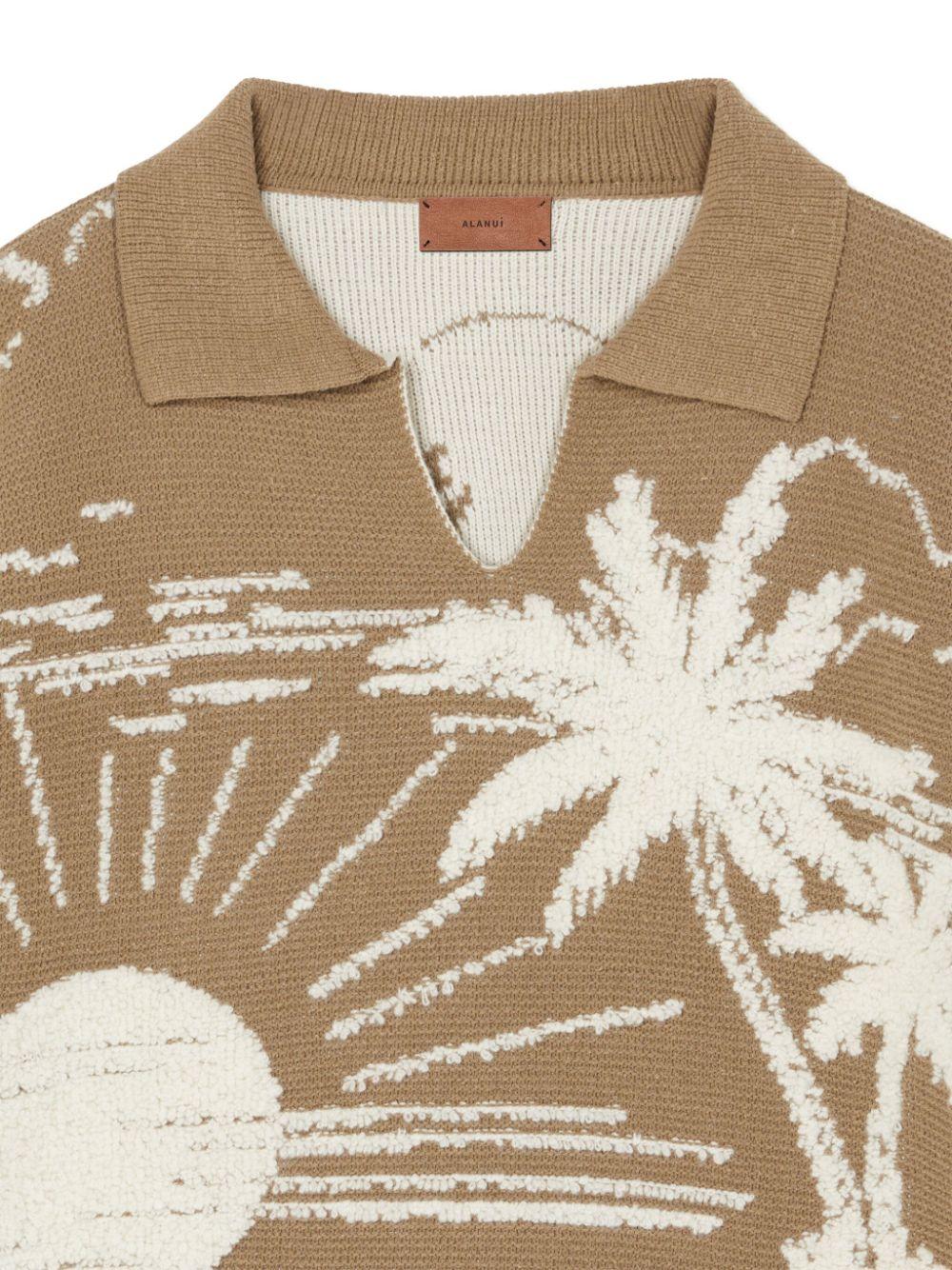 Beyond The Horizons sweater<BR/> LWHV002R25KNI004 6303 ALANUI