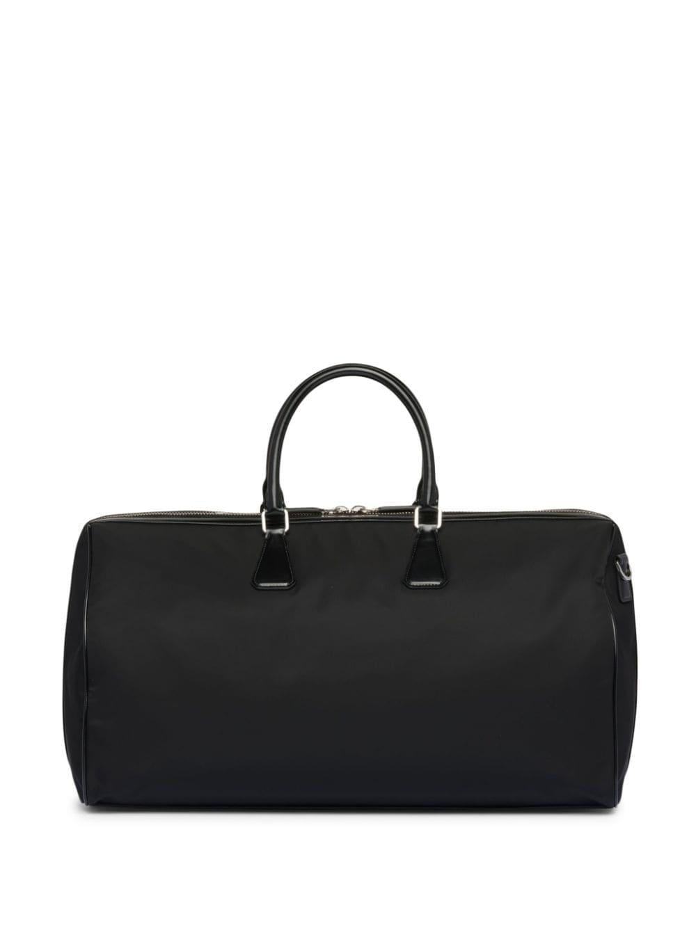 Logo-plaque panelled duffel bag<BR/><BR/> 2VC018 789F0002 PRADA