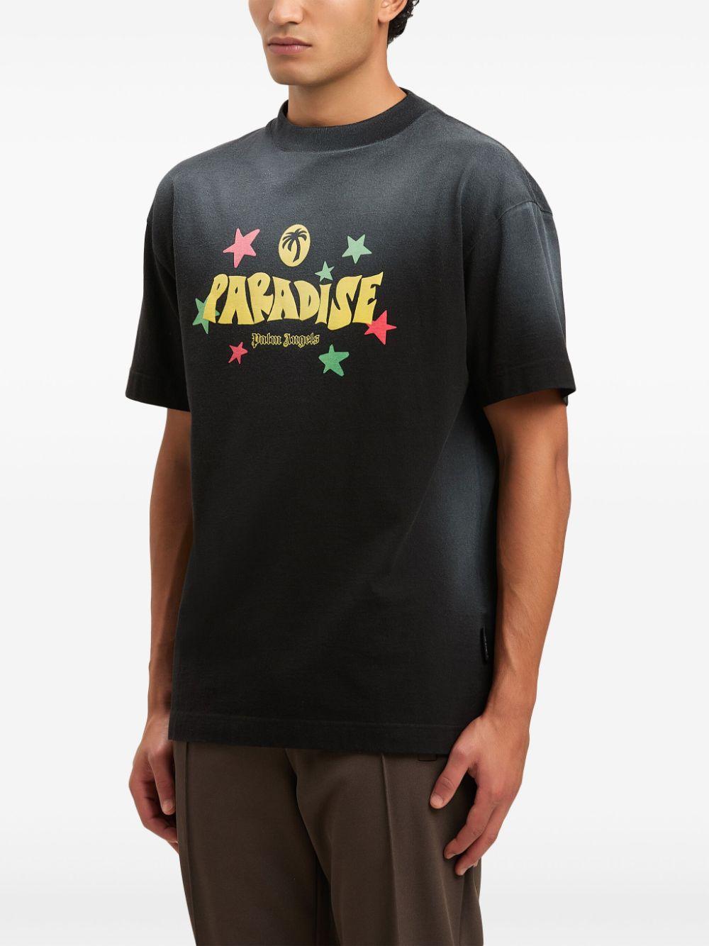 Paradise Palm T-shirt<BR/><BR/><BR/> PMAA001S25JER001 1018 PALM ANGELS