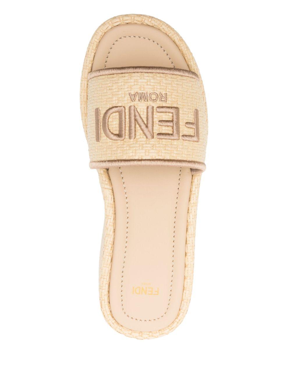 Fendi Sunshine Flatform Slides 8R8515 AUHIF1DAI FENDI