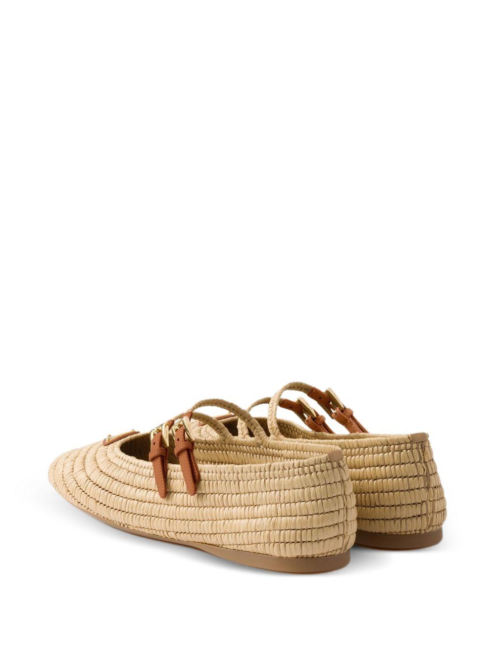Crochet ballerinas 1F927N2ACS F-005F0P9G PRADA