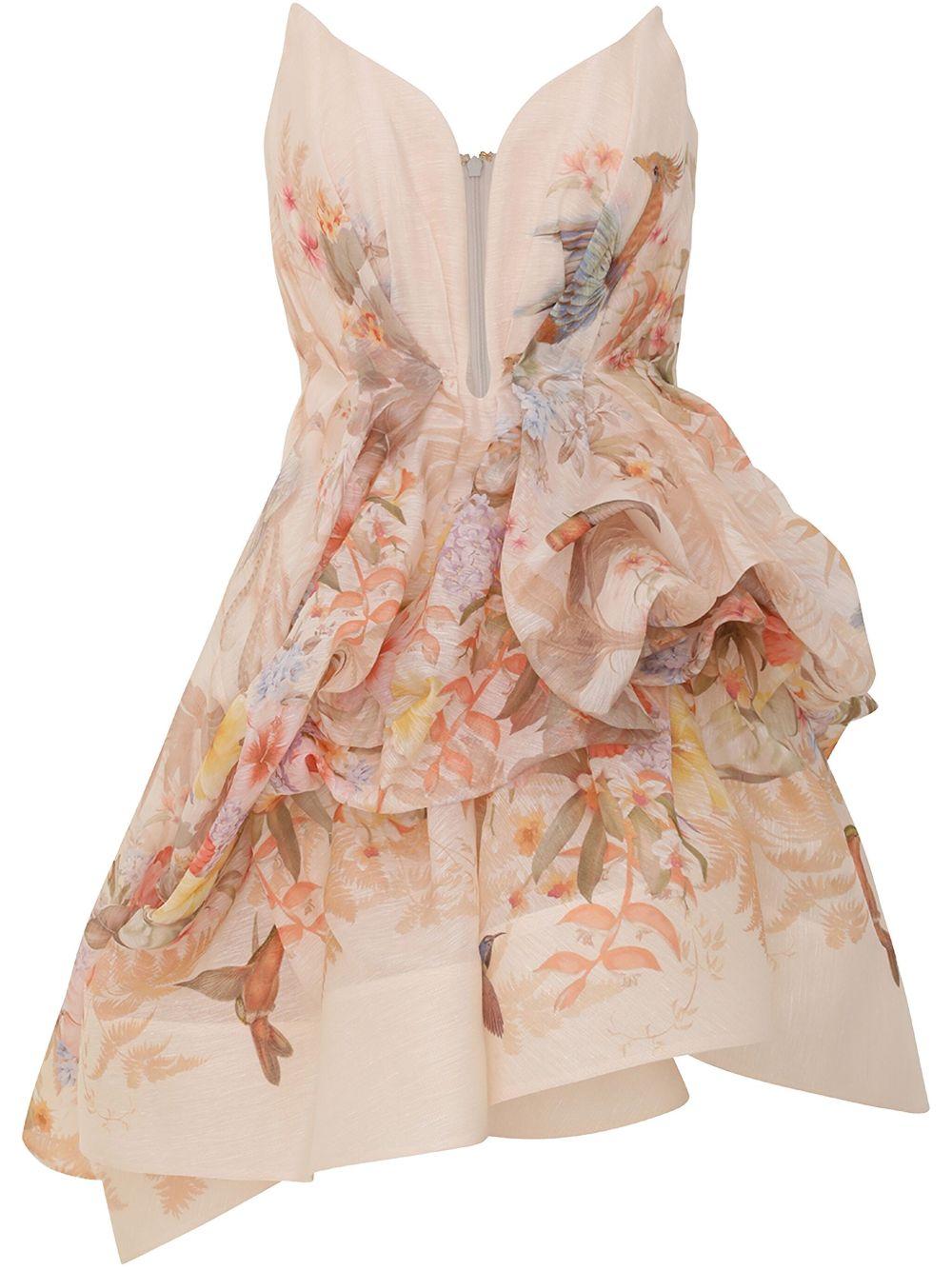 Illuminate mini dress<BR/><BR/><BR/> 3543DS251 IVORY TROPICAL ZIMMERMANN