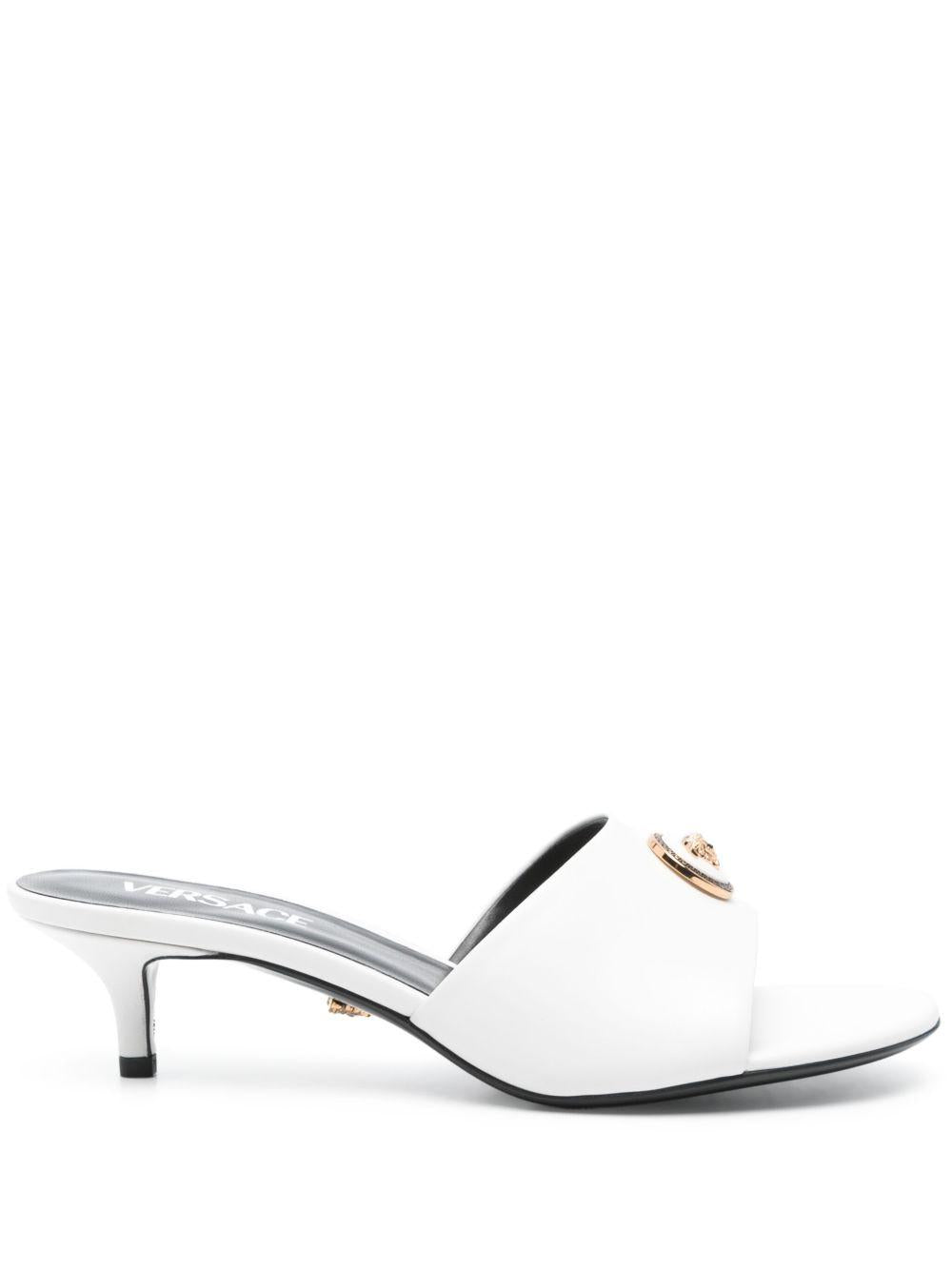 45mm Medusa mules<BR/><BR/><BR/> 1018241 DVT2P1W56V VERSACE