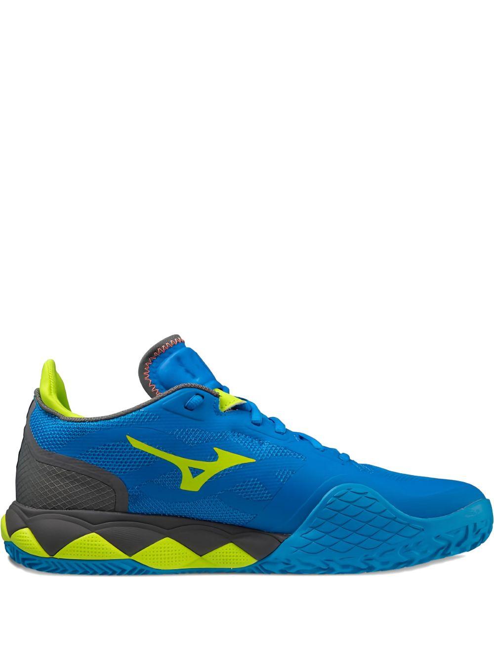 Wave enforce tour sneakers 61GB230627 PEACE BLUE/ACID LIME/IRON GATE MIZUNO