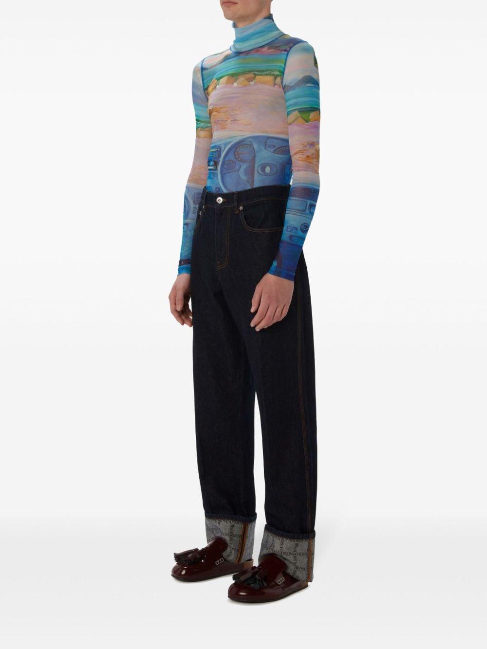 Straight leg mid-rise jeans<BR/><BR/><BR/> DT0096 PG1630870 JW ANDERSON