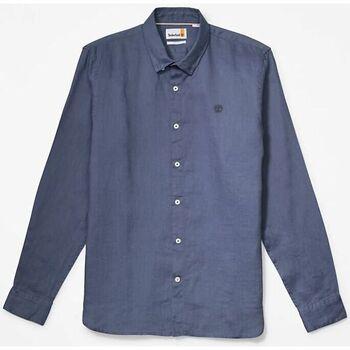Blue front logo shirt TB0A2DC3 2881 TIMBERLAND