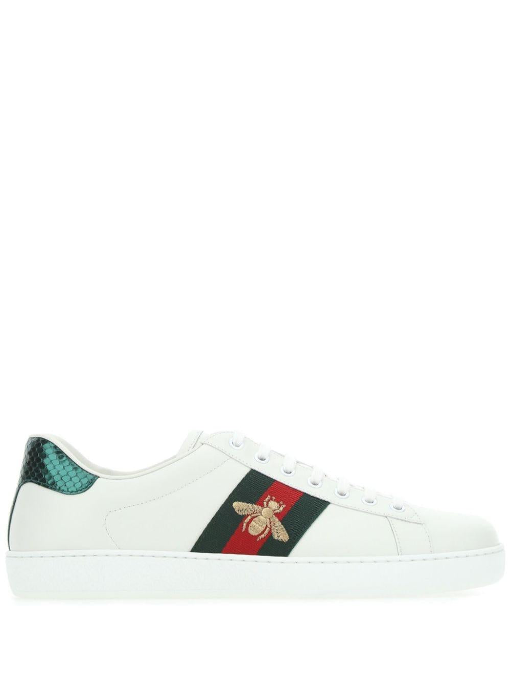 Ace web-trim sneakers<BR/> 429446 02JP09064 GUCCI