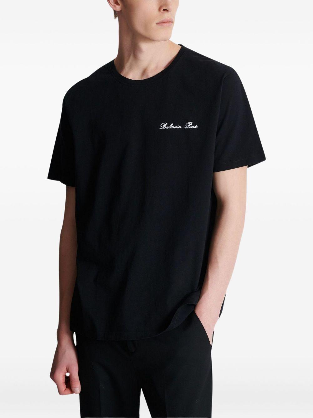embroidered t-shirt FH1EG000BC68 EAB BALMAIN