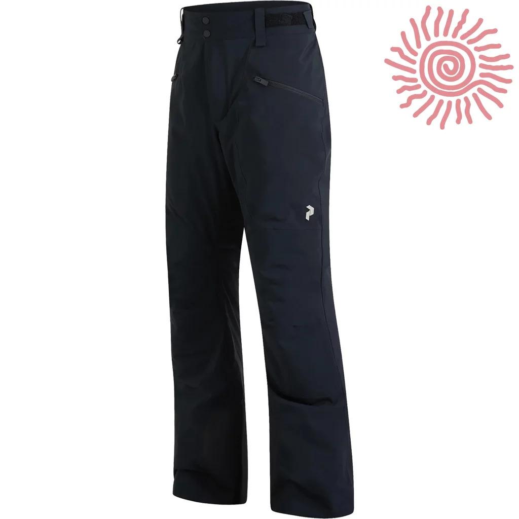 Embroidered-logo straight trousers<BR/><BR/> G78542020 BLACK PEAK PERFORMANCE