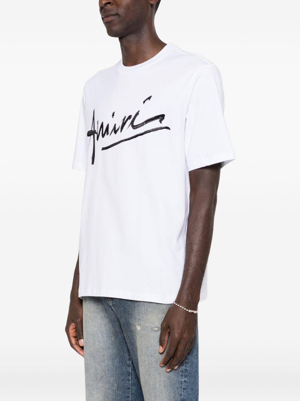 Logo T-shirt AMTOJR1020 100 AMIRI