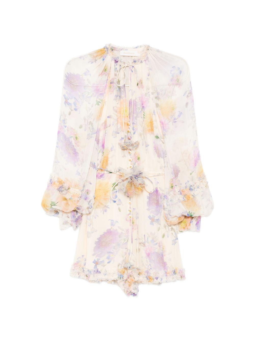 Luna Ruffle Playsuit dress 8154YS261 CRDA ZIMMERMANN