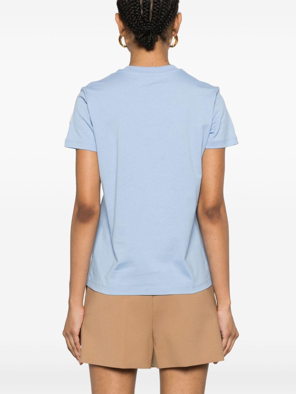 Embroidered tonal logo T-Shirt K10938C00008 89AUO713 MONCLER