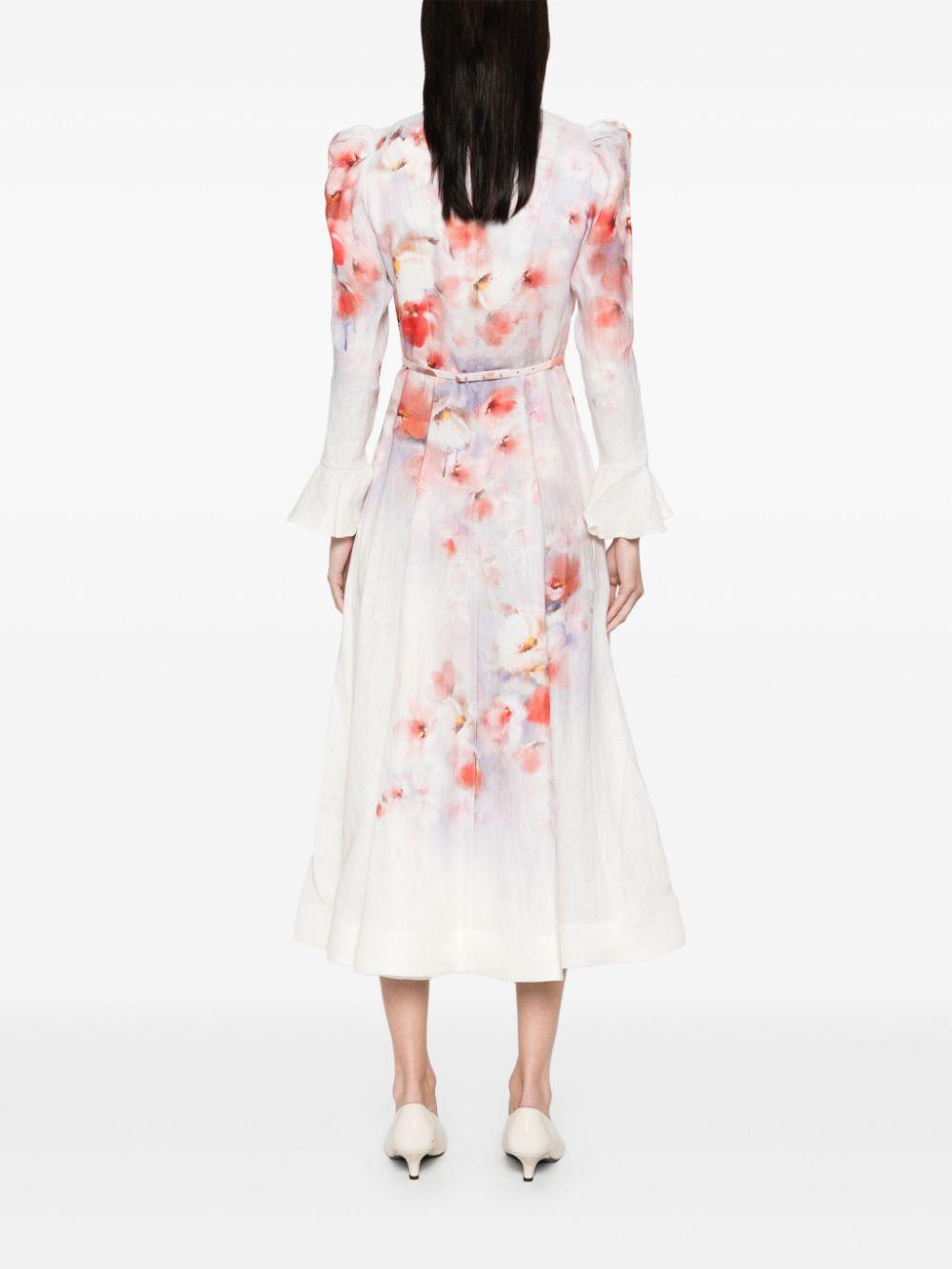 Crush midi dress<BR/><BR/><BR/> 2344DR251 SCAFLO ZIMMERMANN
