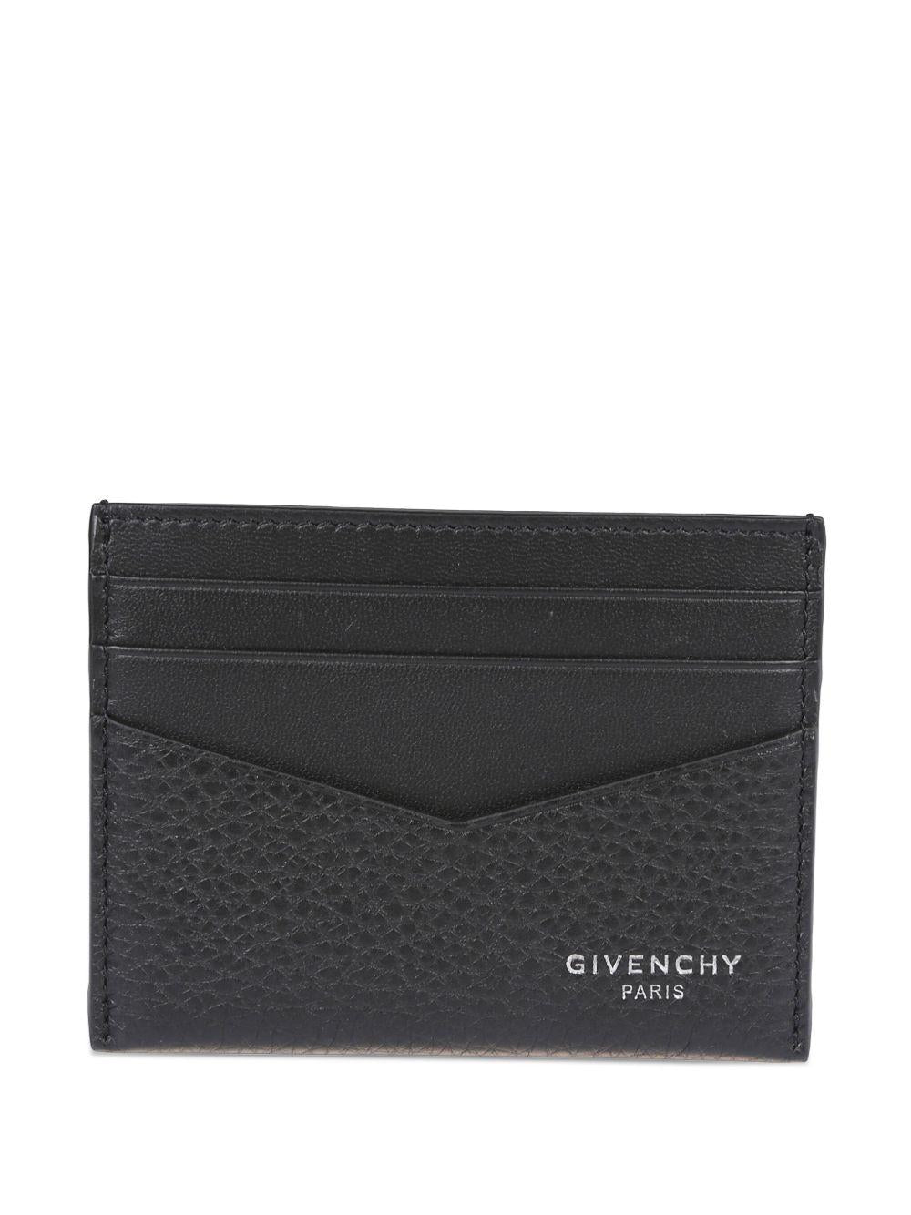 Card holder in grained leather BK6099K213 001 GIVENCHY