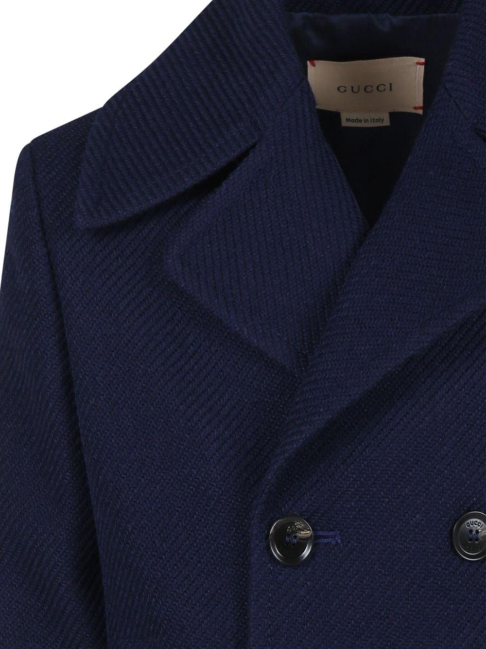 Double breasted coat 784498 XWA154804 GUCCI KIDS