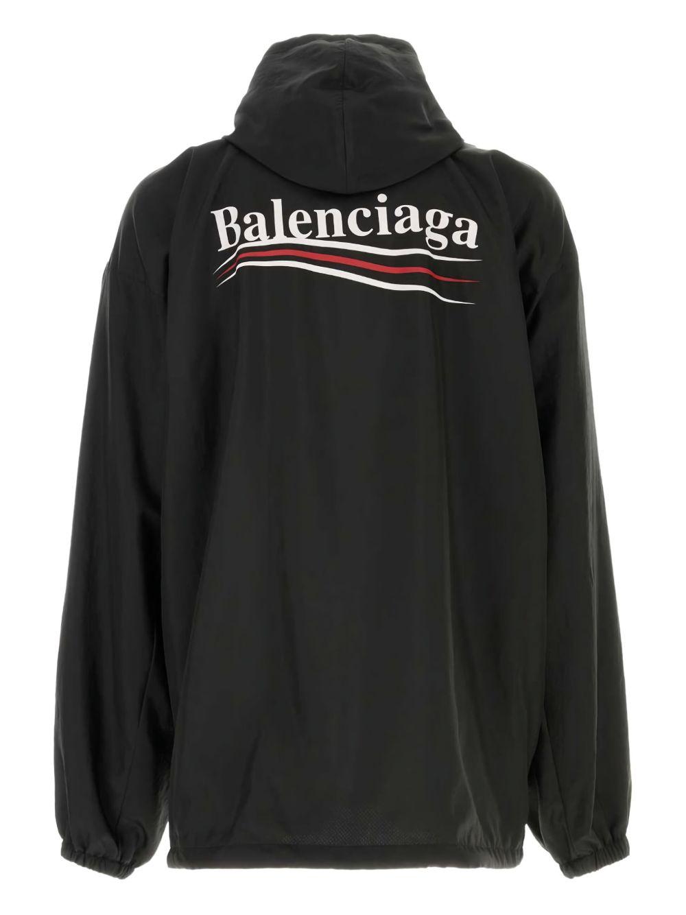 Lightweight nylon jacket with logo 839088 TSO351000 BALENCIAGA