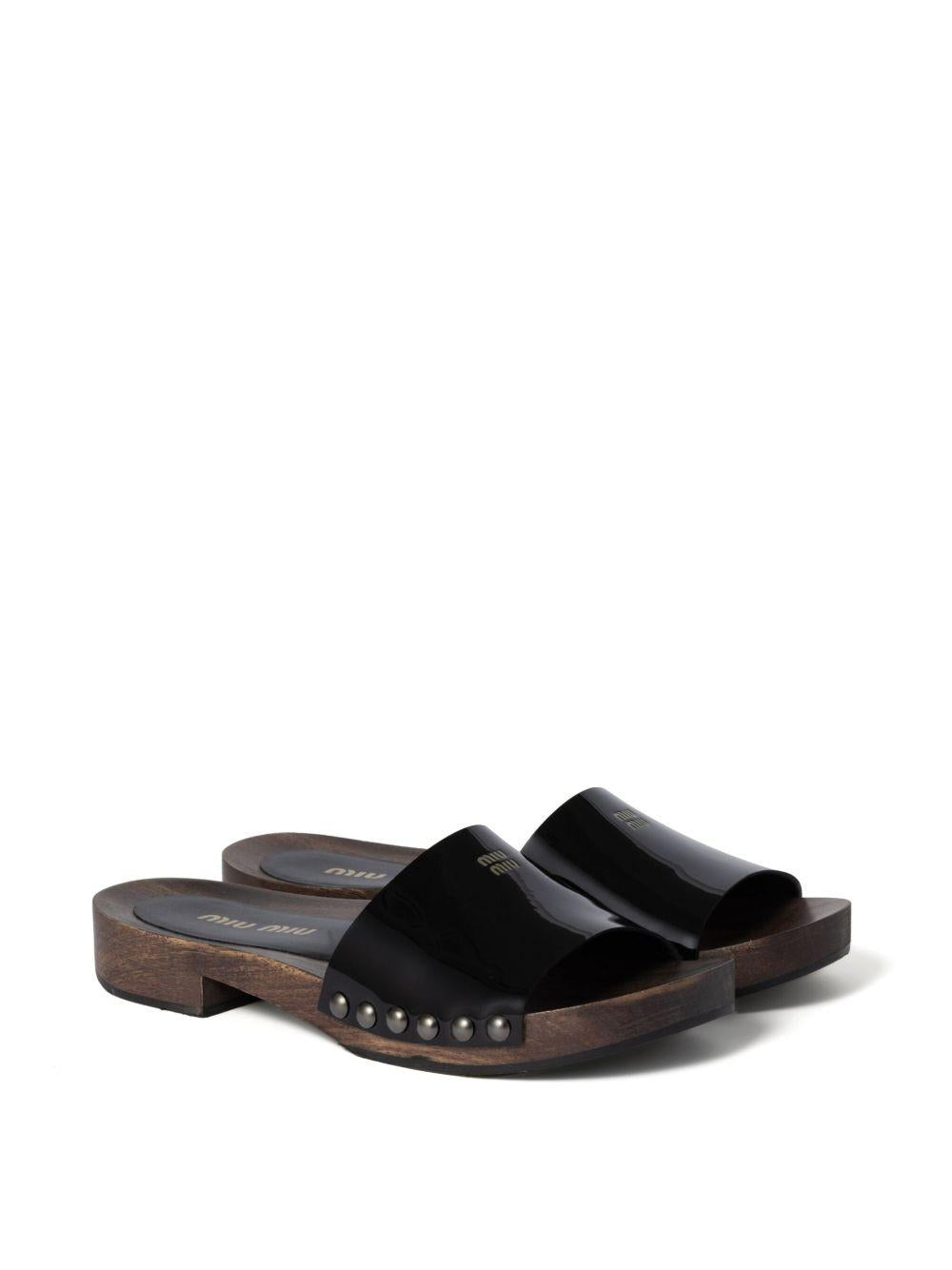 Leather sandals 5Z425EFA030 069F0002 MIU MIU