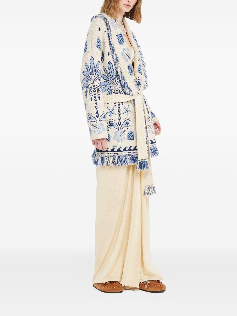 Echoes Of The Island Cardigan LWHB064R26KNI003 OF45 ALANUI